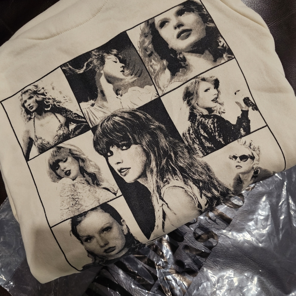 Taylor Swift The Eras Tour beige hoodie